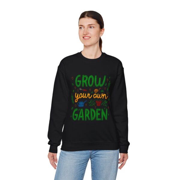 Copy of Unisex Heavy Blend™ Gardening Crewneck Sweatshirt - "Grow Your Own Garden" design - Image 13