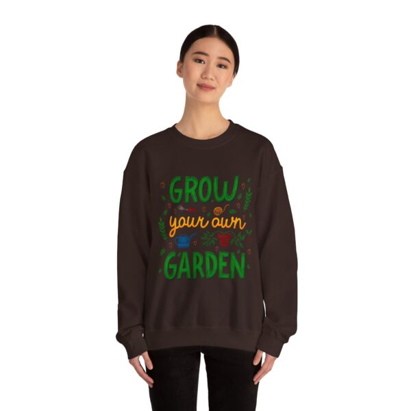 Copy of Unisex Heavy Blend™ Gardening Crewneck Sweatshirt - "Grow Your Own Garden" design - Image 18