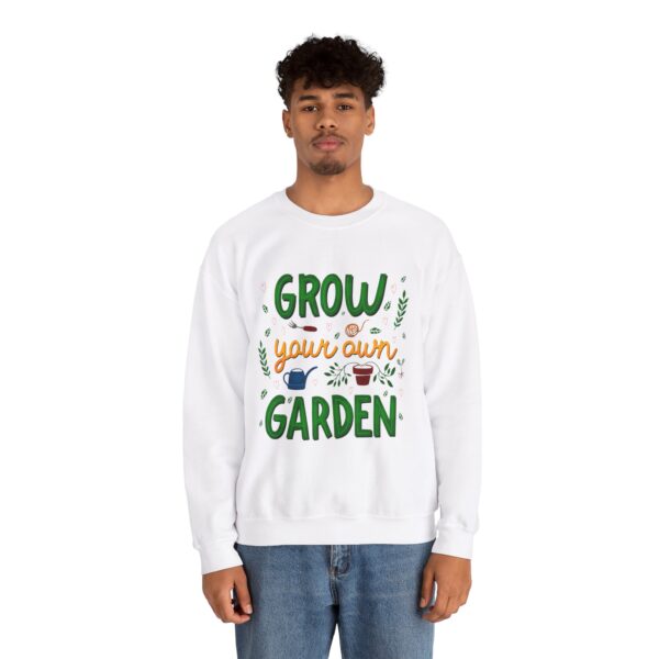 Copy of Unisex Heavy Blend™ Gardening Crewneck Sweatshirt - "Grow Your Own Garden" design - Image 5