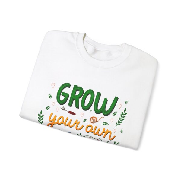 Copy of Unisex Heavy Blend™ Gardening Crewneck Sweatshirt - "Grow Your Own Garden" design - Image 3