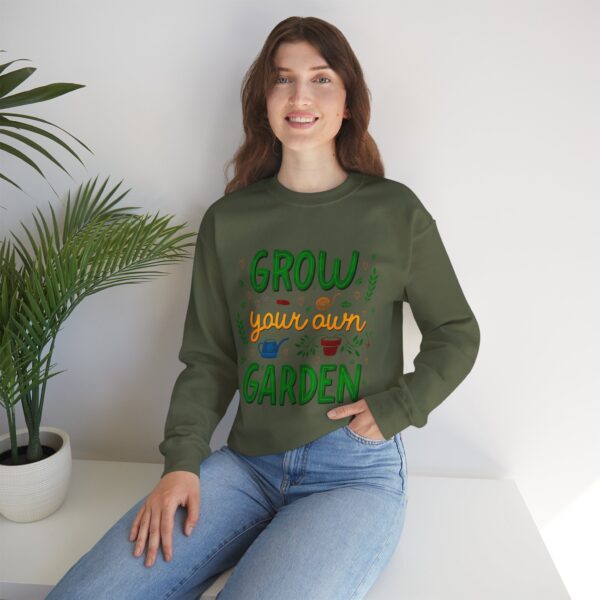 Copy of Unisex Heavy Blend™ Gardening Crewneck Sweatshirt - "Grow Your Own Garden" design - Image 28