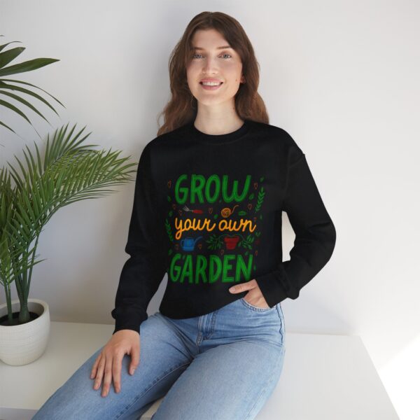 Copy of Unisex Heavy Blend™ Gardening Crewneck Sweatshirt - "Grow Your Own Garden" design - Image 14