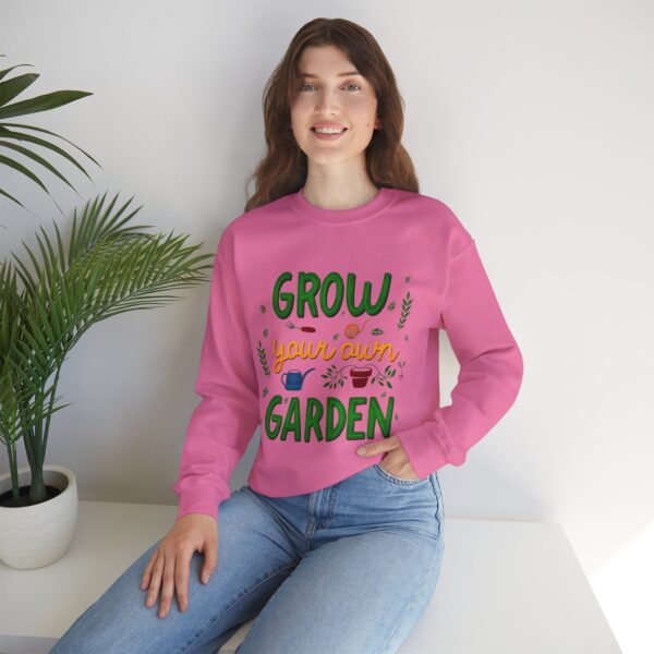 Copy of Unisex Heavy Blend™ Gardening Crewneck Sweatshirt - "Grow Your Own Garden" design - Image 56