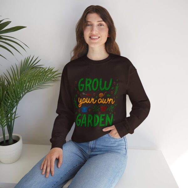 Copy of Unisex Heavy Blend™ Gardening Crewneck Sweatshirt - "Grow Your Own Garden" design - Image 21