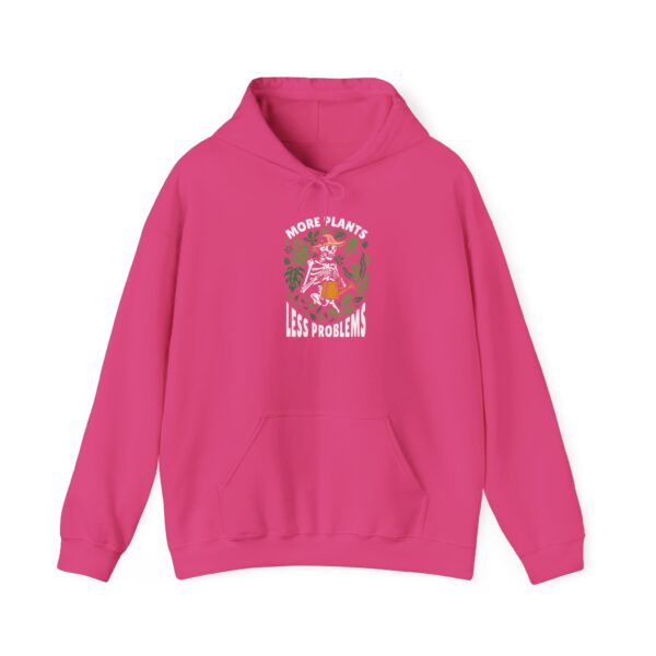 Unisex Heavy Blend™ Hooded Sweatshirt – “More Plants, Less Problems” Design - Image 21