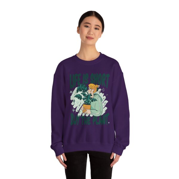 Unisex Heavy Blend™ Crewneck Sweatshirt – “Life is Short, Buy The Plants” Design - Image 28