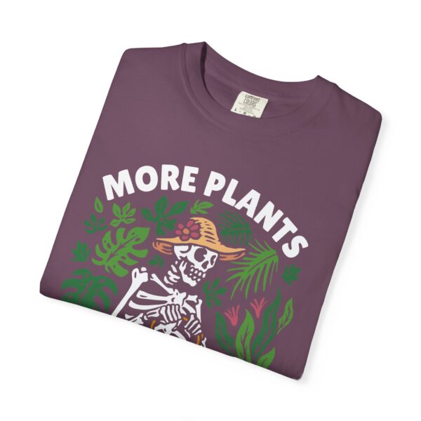 Unisex Garment-Dyed T-shirt – “More Plants, Less Problems” Design - Image 35