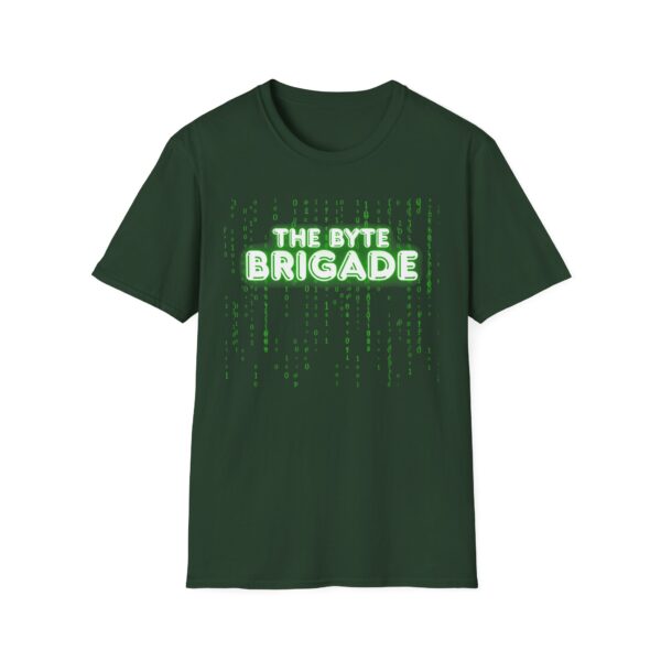 Unisex Softstyle T-Shirt with Futuristic Design - The Byte Brigade, Tech Enthusiast Gift, Gaming Merchandise, Cyberpunk Apparel, [...] - Image 21