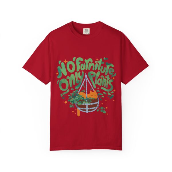Unisex Garment-Dyed T-shirt – “No Furniture, Only Plants” design - Image 37