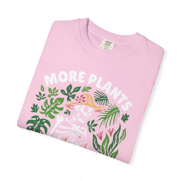 Unisex Garment-Dyed T-shirt – “More Plants, Less Problems” Design - Image 31