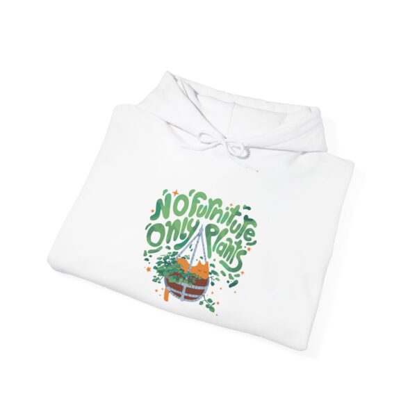 Unisex Heavy Blend™ Hooded Sweatshirt – “No Furniture, Only Plants” Design - Image 4