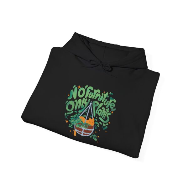 Unisex Heavy Blend™ Hooded Sweatshirt – “No Furniture, Only Plants” Design - Image 8
