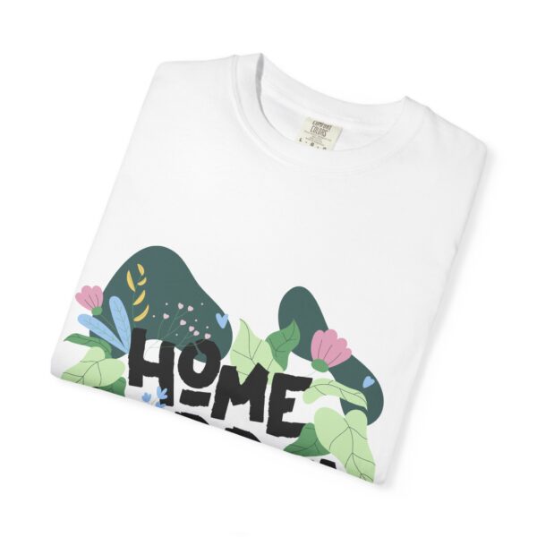Unisex Garment-Dyed T-shirt – "Home Garden" Design - Image 3