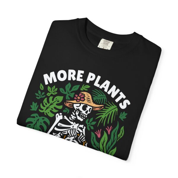 Unisex Garment-Dyed T-shirt – “More Plants, Less Problems” Design - Image 15