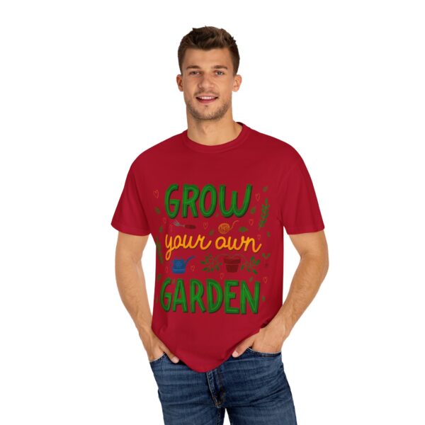 Unisex Garment-Dyed T-shirt – “Grow Your Own Garden” design - Image 28