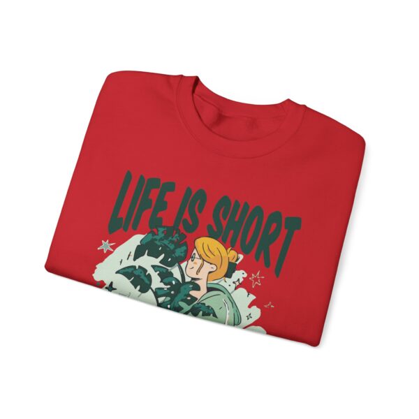 Unisex Heavy Blend™ Crewneck Sweatshirt – “Life is Short, Buy The Plants” Design - Image 35