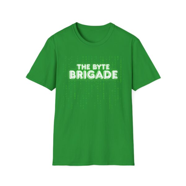 Unisex Softstyle T-Shirt with Futuristic Design - The Byte Brigade, Tech Enthusiast Gift, Gaming Merchandise, Cyberpunk Apparel, [...] - Image 25