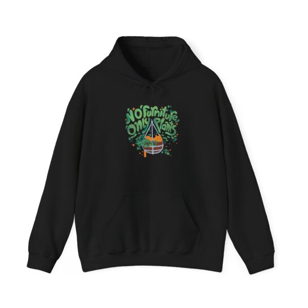 Unisex Heavy Blend™ Hooded Sweatshirt – “No Furniture, Only Plants” Design - Image 5