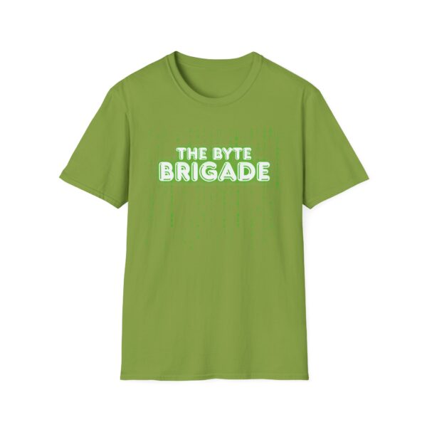 Unisex Softstyle T-Shirt with Futuristic Design - The Byte Brigade, Tech Enthusiast Gift, Gaming Merchandise, Cyberpunk Apparel, [...] - Image 17