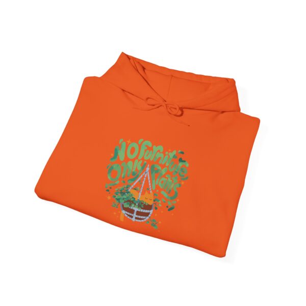 Unisex Heavy Blend™ Hooded Sweatshirt – “No Furniture, Only Plants” Design - Image 12