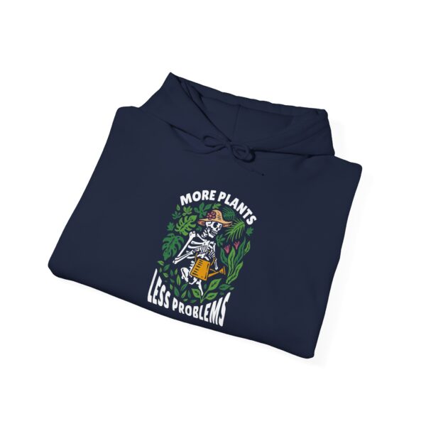 Unisex Heavy Blend™ Hooded Sweatshirt – “More Plants, Less Problems” Design - Image 16