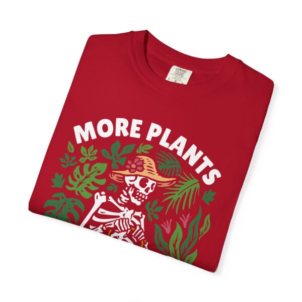 Unisex Garment-Dyed T-shirt – “More Plants, Less Problems” Design - Image 43