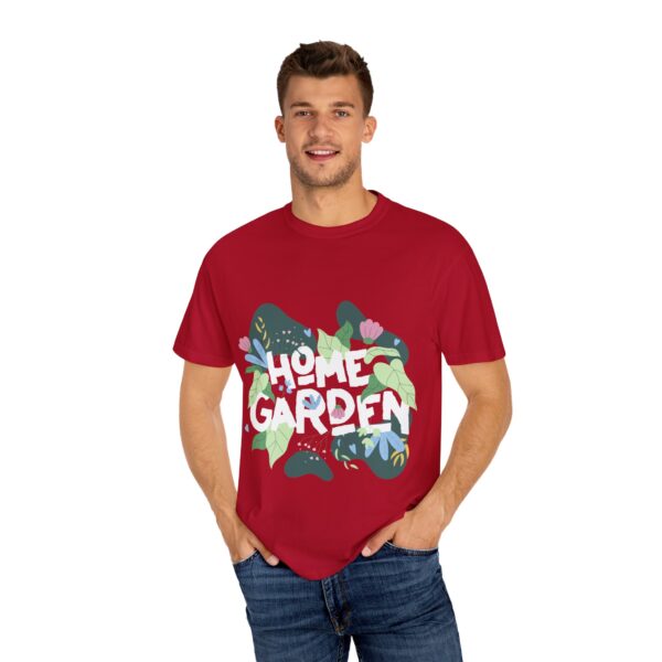 Unisex Garment-Dyed T-shirt – "Home Garden" Design - Image 40