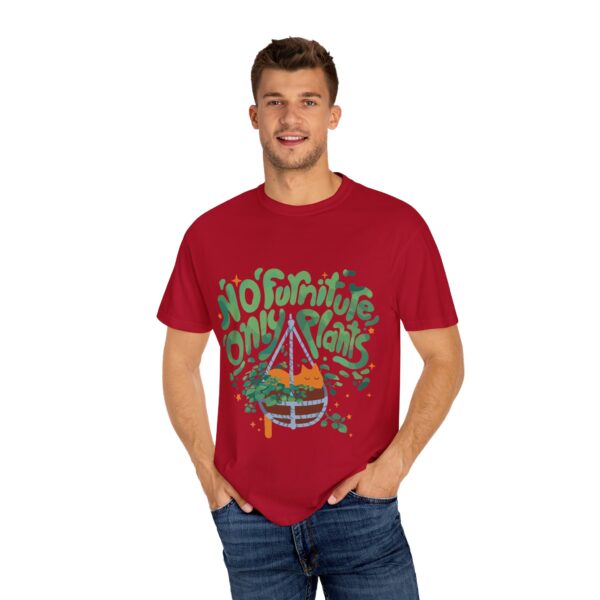 Unisex Garment-Dyed T-shirt – “No Furniture, Only Plants” design - Image 40
