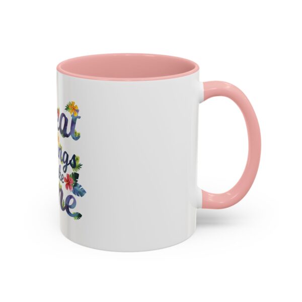 Accent Coffee Mug – “Great Things Take Time” Design - Image 10