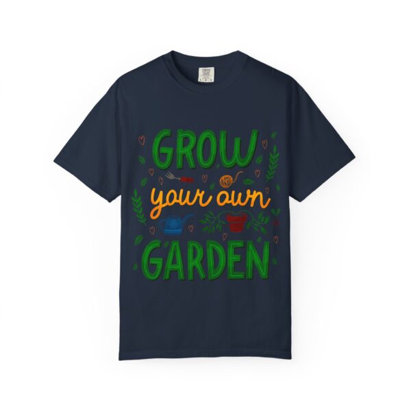 Unisex Garment-Dyed T-shirt – “Grow Your Own Garden” design - Image 17