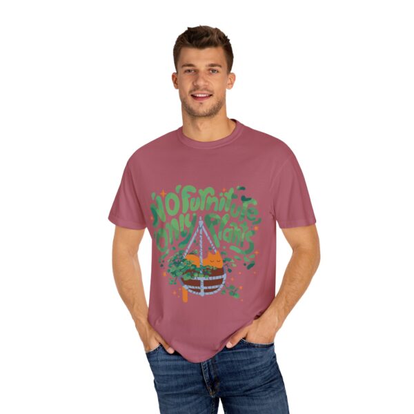 Unisex Garment-Dyed T-shirt – “No Furniture, Only Plants” design - Image 36