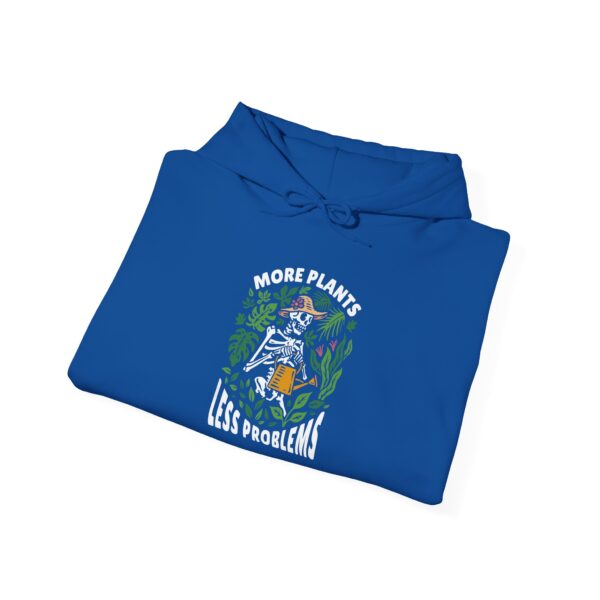 Unisex Heavy Blend™ Hooded Sweatshirt – “More Plants, Less Problems” Design - Image 12