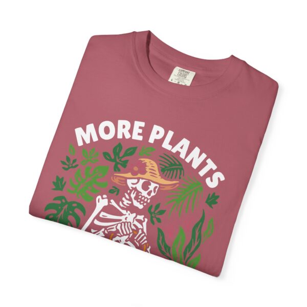 Unisex Garment-Dyed T-shirt – “More Plants, Less Problems” Design - Image 39