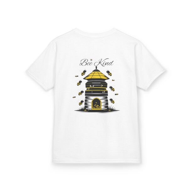 Kids Bee Kind Tee, Cute Bee T-Shirt for Children, Eco-Friendly Kids Gear, Nature Lover Gift, Birthday and Everyday Wear - Image 4