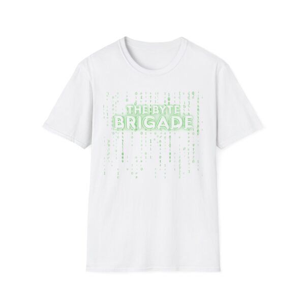 Unisex Softstyle T-Shirt with Futuristic Design - The Byte Brigade, Tech Enthusiast Gift, Gaming Merchandise, Cyberpunk Apparel, [...]