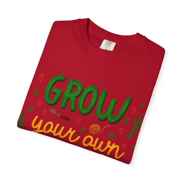 Unisex Garment-Dyed T-shirt – “Grow Your Own Garden” design - Image 27