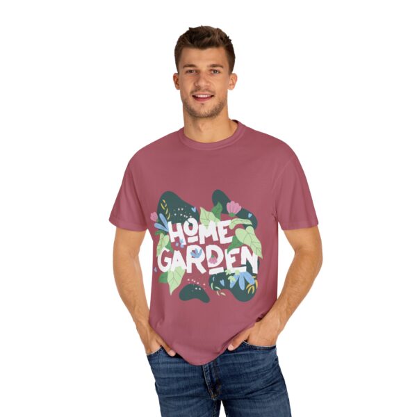 Unisex Garment-Dyed T-shirt – "Home Garden" Design - Image 36