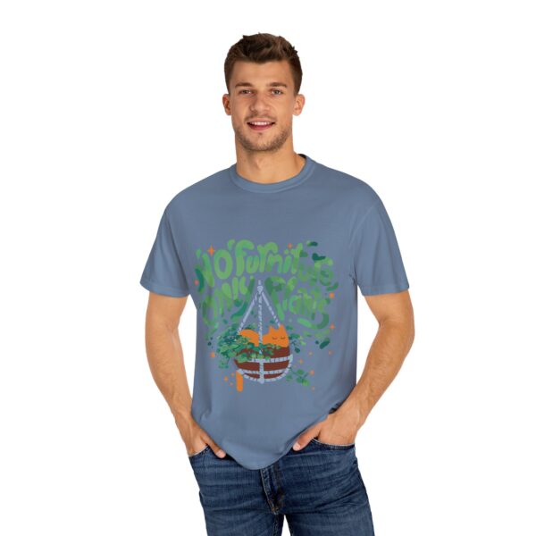 Unisex Garment-Dyed T-shirt – “No Furniture, Only Plants” design - Image 12