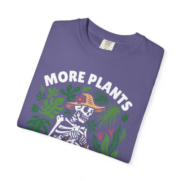 Unisex Garment-Dyed T-shirt – “More Plants, Less Problems” Design - Image 23