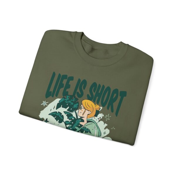 Unisex Heavy Blend™ Crewneck Sweatshirt – “Life is Short, Buy The Plants” Design - Image 15
