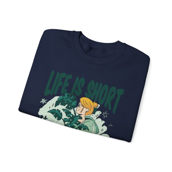 Unisex Heavy Blend™ Crewneck Sweatshirt – “Life is Short, Buy The Plants” Design - Image 23