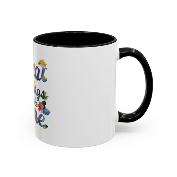 Accent Coffee Mug – “Great Things Take Time” Design - Image 2