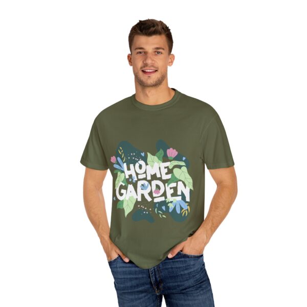 Unisex Garment-Dyed T-shirt – "Home Garden" Design - Image 8
