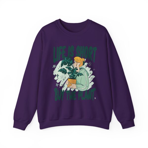 Unisex Heavy Blend™ Crewneck Sweatshirt – “Life is Short, Buy The Plants” Design - Image 25