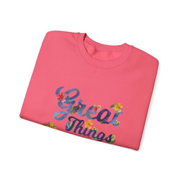 Unisex Heavy Blend™ Crewneck Sweatshirt – “Great Things Take Time” Design - Image 31