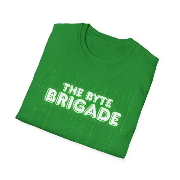 Unisex Softstyle T-Shirt with Futuristic Design - The Byte Brigade, Tech Enthusiast Gift, Gaming Merchandise, Cyberpunk Apparel, [...] - Image 28