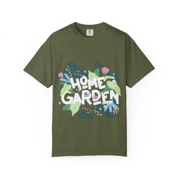 Unisex Garment-Dyed T-shirt – "Home Garden" Design - Image 5