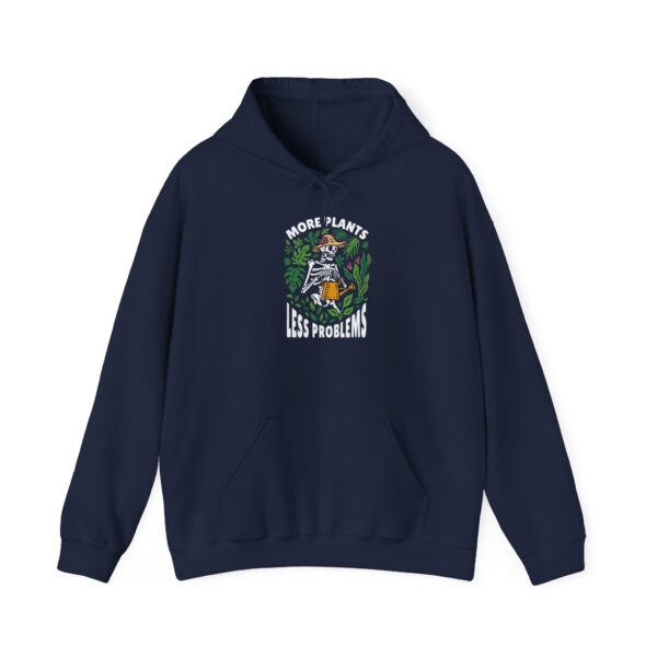 Unisex Heavy Blend™ Hooded Sweatshirt – “More Plants, Less Problems” Design - Image 13