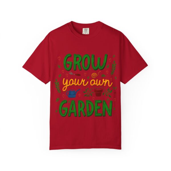 Unisex Garment-Dyed T-shirt – “Grow Your Own Garden” design - Image 25