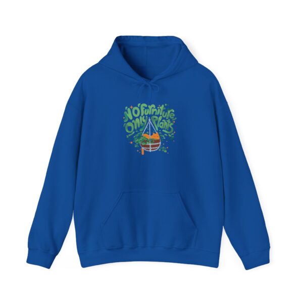 Unisex Heavy Blend™ Hooded Sweatshirt – “No Furniture, Only Plants” Design - Image 13